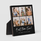 Beste moeder ooit zes foto plaquette fotoplaat (Voorkant)