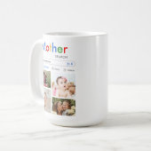 Beste Moeder ooit Zoeken Baby Kinder Schattigee fo Koffiemok (Voorkant links)