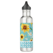 Beste Moeder ooit Zonnebloem Citrus Floral Waterfles (Links)