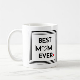 Beste Moeder ooit zwart en wit Koffiemok