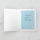 Beste moeder op de wereldkaart kaart (Binnen)