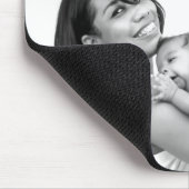 Beste Moeder paarse foto Muismat (Hoek)