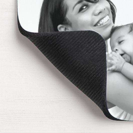 Beste Moeder paarse foto Muismat (Hoek)