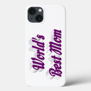 Beste Moeder paarse tekst Case-Mate iPhone Case