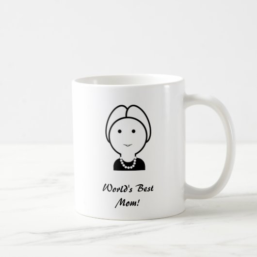 Beste Moeder (Personaliseer) Koffiemok (Rechts)