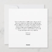 Beste Moeder Persoonlijke 4 Foto Collage Feestdagenkaart (Achterkant)