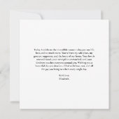 Beste Moeder Persoonlijke 4 Foto Collage Kaart (Achterkant)