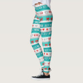 Beste Moeder Pop Art Harten & Strikken Retro Leggings (Links)