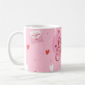 Beste Moeder Roze Hart Mok (Links)