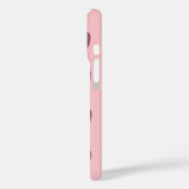 Beste moeder roze harten vier foto collage Sjabloo Case-Mate iPhone Case (Achterkant / Links)