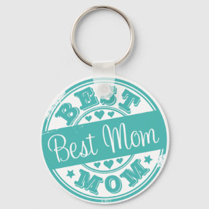 Beste moeder - rubberstempel - sleutelhanger