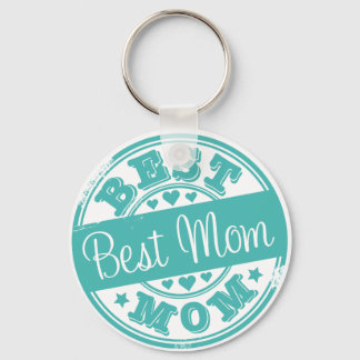 Beste moeder - rubberstempel - sleutelhanger