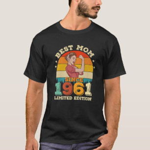 Beste moeder sinds 1961... jongen dochter die op d t-shirt