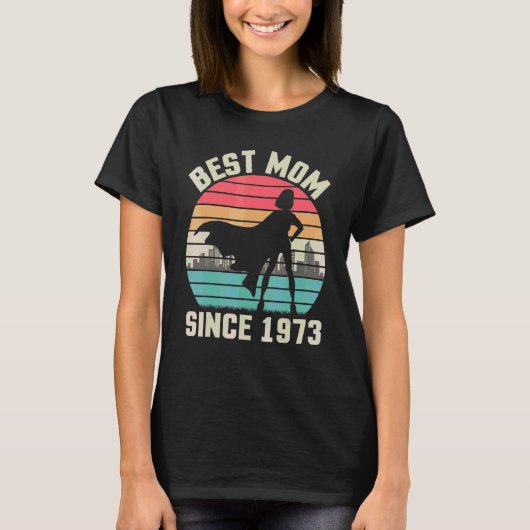 Beste moeder sinds 1973 moeder moeder mama 49 t-shirt (Voorkant)