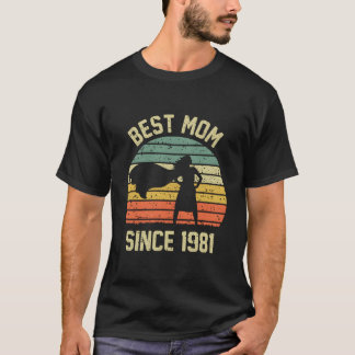Beste Moeder Sinds 1981 Moeder Mama Moedertje Moed T-shirt