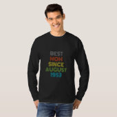 Beste moeder sinds augustus 1953 Cadeau T-shirt (Voorkant volledig)