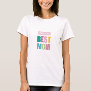 beste moeder stad typografie modern T-Shirt