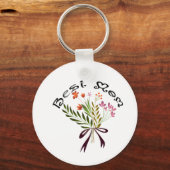 Beste moeder T-Shirt Sleutelhanger (Achterkant)