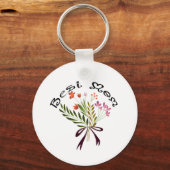 Beste moeder T-Shirt Sleutelhanger (Voorkant)