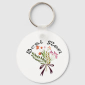 Beste moeder T-Shirt Sleutelhanger (Achterkant)