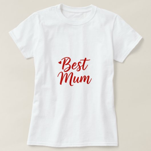 Beste Moeder T-shirt voor vrouwen (Design voorkant)