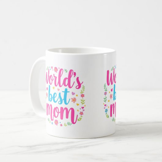 Beste moeder ter wereld 15 oz koffie Mok (Voorkant links)