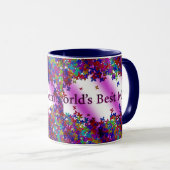 Beste moeder ter wereld #1 mok (Voorkant rechts)