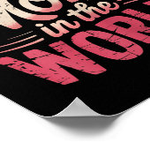 Beste moeder ter wereld Beste moeder ooit Moeders Poster (Hoek)