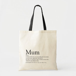Beste Moeder ter Wereld Definitie Citaat Modern Tote Bag