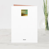 Beste moeder ter wereld feestdagen kaart (Achterkant)