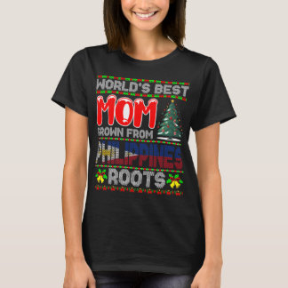 Beste Moeder Ter Wereld Gegroeid in de Filipijnen T-shirt