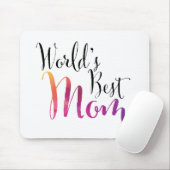 Beste moeder ter wereld (kleurrijk) muismat (Met muis)