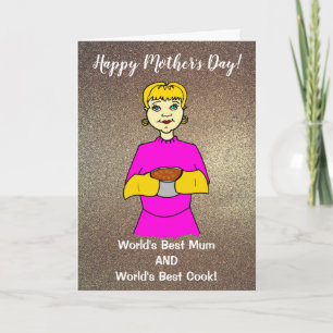 Beste Moeder Ter Wereld Kookblonde Moederdag Kaart