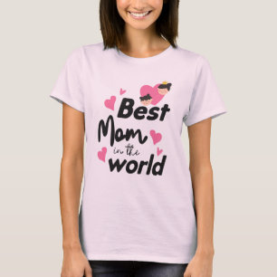 Beste moeder ter wereld - Lichtroze T-shirt