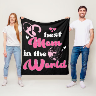 Beste moeder ter wereld Moederdag Fleece Deken