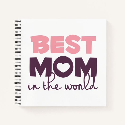 Beste moeder ter wereld Moederdag | Gastenboek Notitieboek (Voorkant)