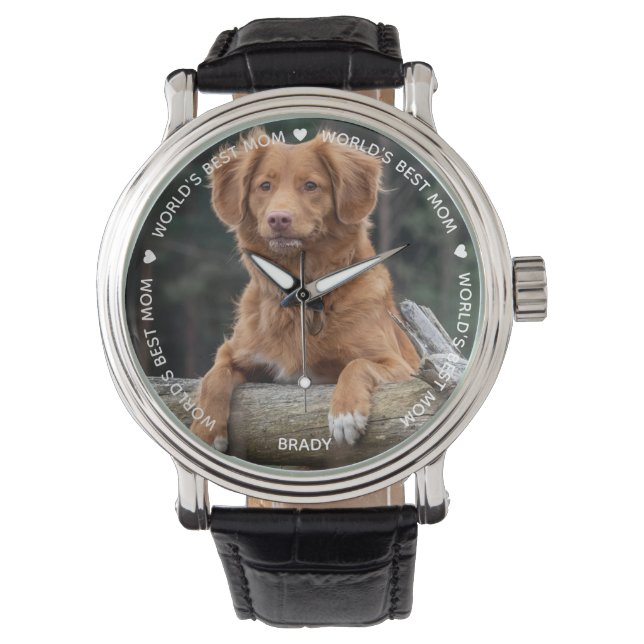 Beste moeder ter wereld - Moederdag - Pet Photo Do Horloge (Voorkant)