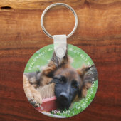 Beste moeder ter wereld - Pet Photo Dog Mam - Ik h Sleutelhanger (Voorkant)