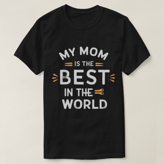 Beste Moeder ter Wereld T-Shirt (Design voorkant)