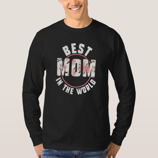 Beste moeder ter wereld t-shirt (Voorkant)