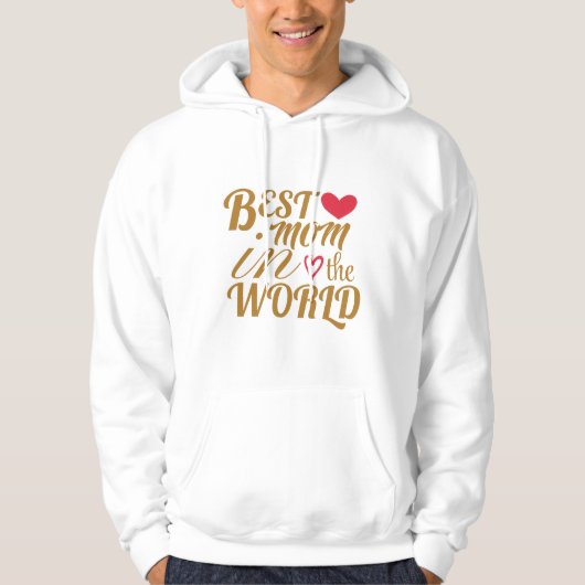 Beste Moeder ter Wereld T-Shirt – Cadeau voor Moed (Voorkant)