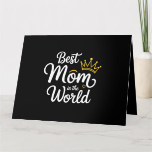 Beste Moeder Ter Wereld T-shirt Vrouwen Beste Moed Kaart