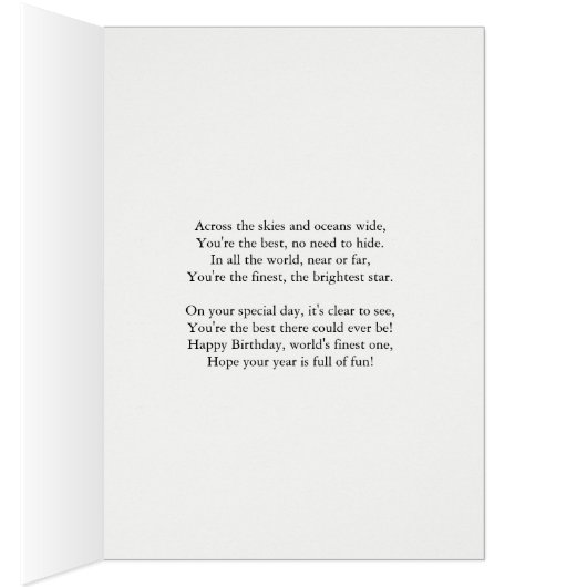 Beste moeder ter wereld verjaardag (Binnen (Rechts))