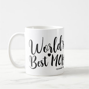 Beste Moeder Ter Wereld Verjaardag Gepersonaliseer Koffiemok