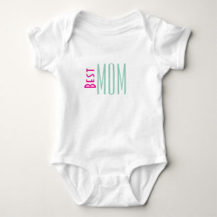 Beste moeder typografie Baby Bodysuit