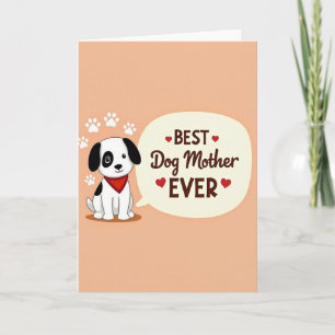 Beste Moeder Van De Beste Hond Ooit Valentijnskaar Kaart