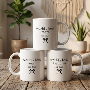 Beste Moeder van de Wereld Aangepast Modern Scri Koffiemok