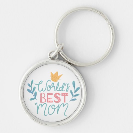 Beste Moeder van de Wereld Acryl Sleutelhanger (Voorkant)
