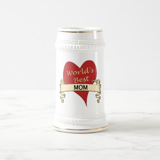 Beste moeder van de wereld bierpul (Center)