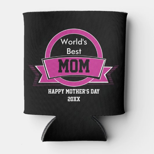 Beste moeder van de wereld blikjeskoeler (Voorkant)